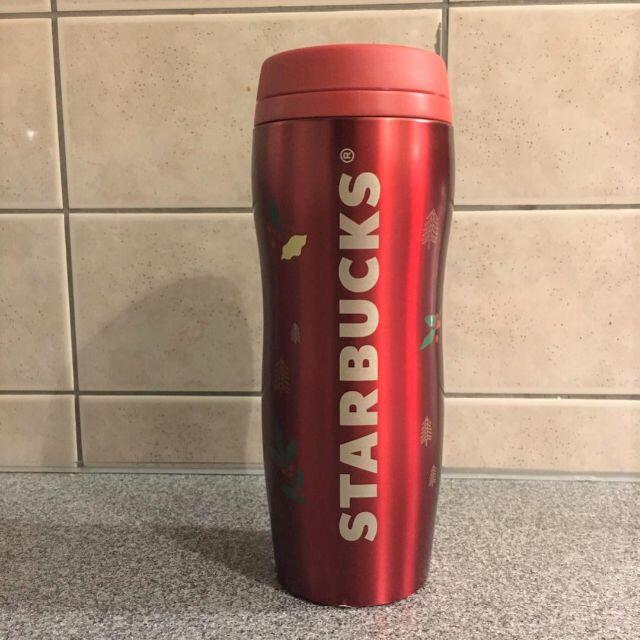 Starbucks ホリデー2020カーヴドステンレスボトルレッド355ml