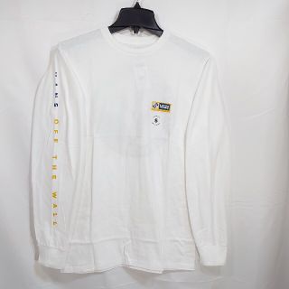 ヴァンズ(VANS)の【S】VANS バンズ/長袖Tシャツ/M CROSS POINT LS/白(Tシャツ/カットソー(七分/長袖))