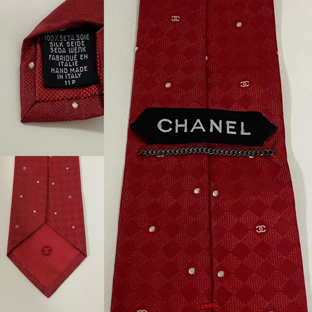 CHANEL(シャネル)のシャネル CHANEL ネクタイ 小紋 ドット かわいい メンズのファッション小物(ネクタイ)の商品写真
