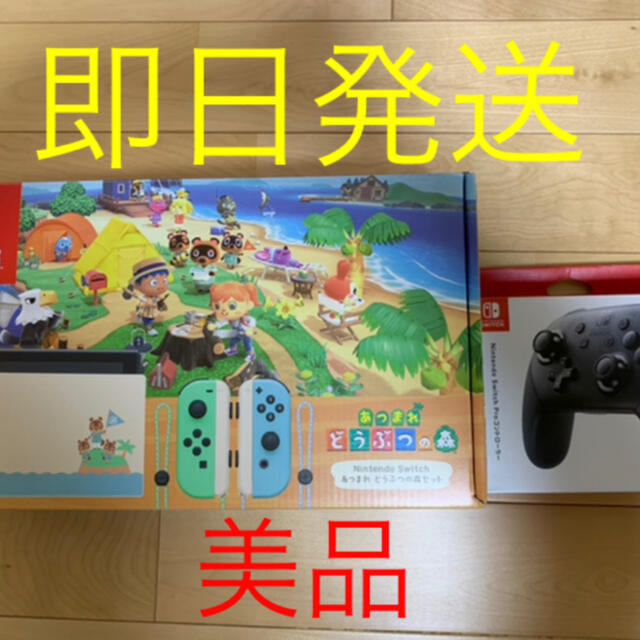 NintendoSwitch あつまれ どうぶつの森　同梱版 コントローラー2点