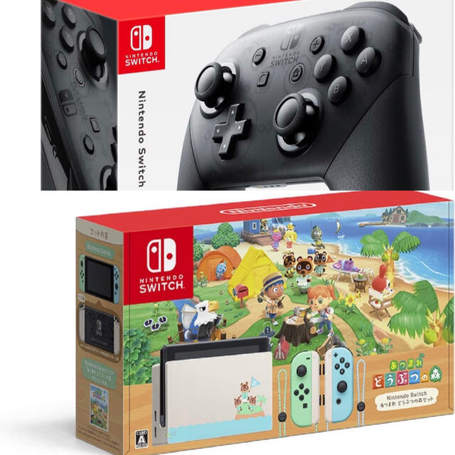 NintendoSwitch あつまれ どうぶつの森 同梱版 コントローラー2点 NintendoSwitch あつまれ どうぶつの森 同梱版 コントローラー2点