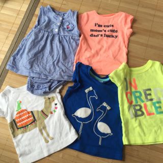 カーターズ(carter's)のベビー夏服セット 70 カーターズ他(Ｔシャツ)