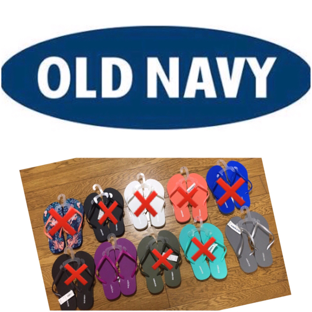 Old Navy(オールドネイビー)のOld navyビーサン ラスト1 レディースの靴/シューズ(ビーチサンダル)の商品写真