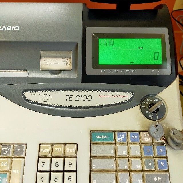 カシオ　レジスター  TE-2100