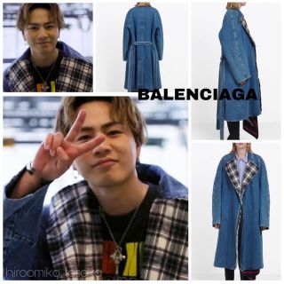 Balenciaga - BALENCIAGA バレンシアガ デニムコート 36 登坂広臣 の
