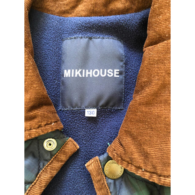 mikihouse(ミキハウス)のMIKI HOUSE ダウンジャケット キッズ/ベビー/マタニティのキッズ服男の子用(90cm~)(ジャケット/上着)の商品写真