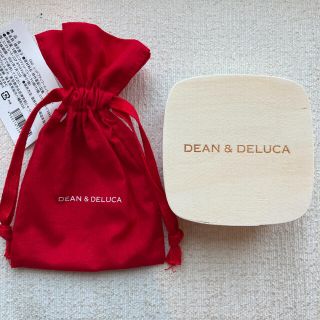 ディーンアンドデルーカ(DEAN & DELUCA)のDEAN&DELUCA　赤巾着袋&木箱セット(小物入れ)