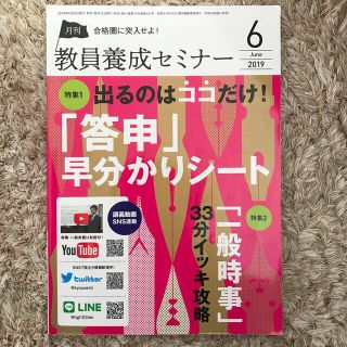 教員養成セミナー 2019年 06月号(結婚/出産/子育て)