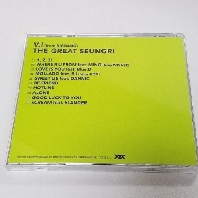 BIGBANG(ビッグバン)のTHE GREAT SEUNGRI エンタメ/ホビーのCD(K-POP/アジア)の商品写真