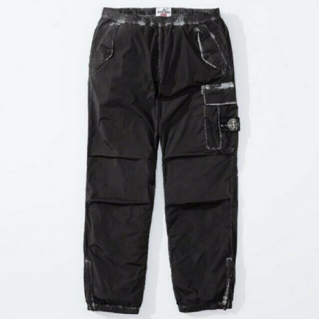 一部予約販売中】 Supreme Sサイズ Supreme stone Island cargo pant 黒 ワークパンツ/カーゴパンツ 