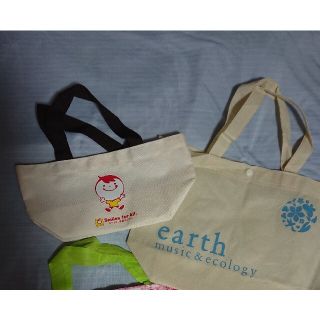 アースミュージックアンドエコロジー(earth music & ecology)のearth アース 袋 セット まとめ ショップ袋 エコバッグ バッグ かわいい(ショップ袋)