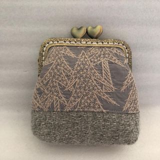 ミナペルホネン(mina perhonen)のミナペルホネン　land theater がま口小銭入れ　ハンドメイド(財布)