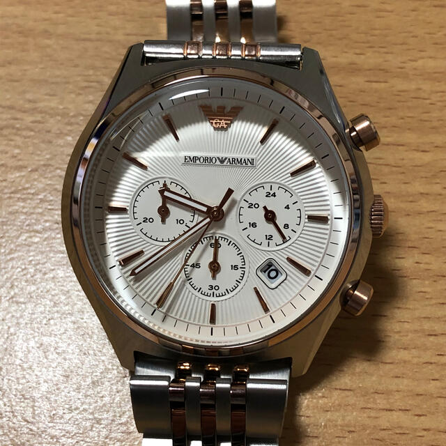 極美品 EMPORIO ARMANI エンポリオアルマーニ AR1998 稼働品