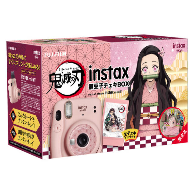 最安値 チェキ instax mini 11 鬼滅の刃 禰豆子 BOX - www ...