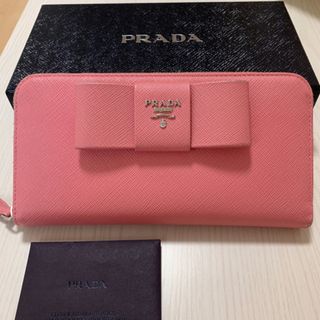 プラダ(PRADA)のPRADA  プラダ　サフィアーノ　長財布　レディース(財布)