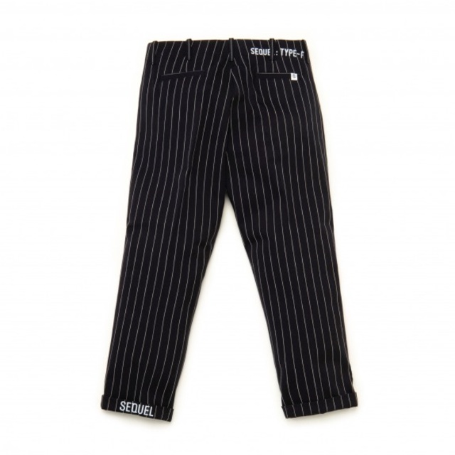 SEQUEL STRIPE CHINO PANTS NAVY STRIPE S ライスター純正 パンツ