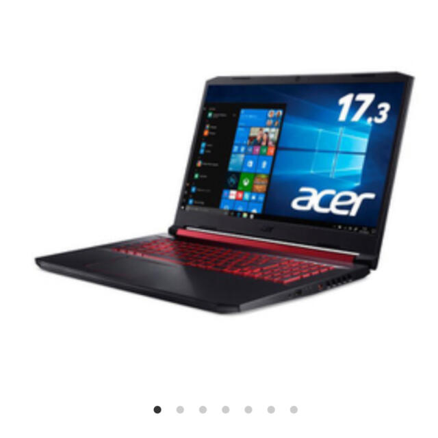 Acer(エイサー)のAcer Nitro5 ゲーミング　i7/GTX1650/17.3型　未使用 スマホ/家電/カメラのPC/タブレット(ノートPC)の商品写真