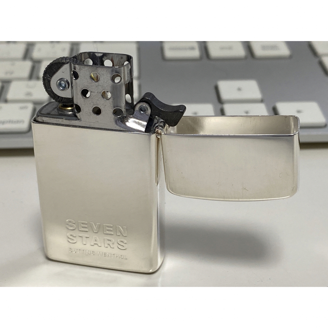 Zippo/ライター/限定/セブンスター/スリム/箱付/スタッズ/未使用/非売品