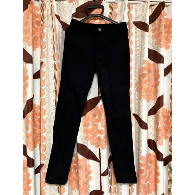 しまむら(シマムラ)のパンツスーツ　ストレッチパンツ　スラックス  ブラック　チェック　レディース レディースのパンツ(カジュアルパンツ)の商品写真