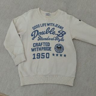 ダブルビー(DOUBLE.B)のダブルBトレーナー120(Tシャツ/カットソー)