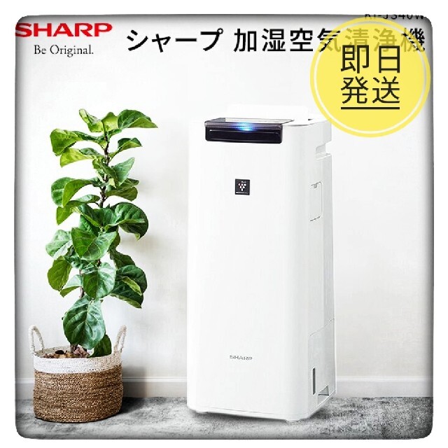 全日本送料無料 SHARP - SHARP KI-JS40-W 新品未開封 即日発送 空気清浄器