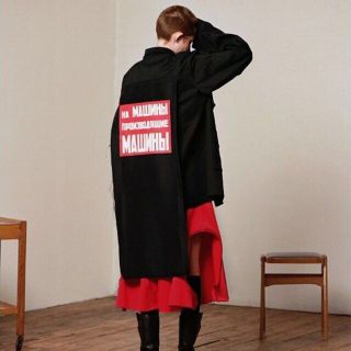 リックオウエンス(Rick Owens)の美品YULIA YEFIMTCHUK+オーバーサイズ変形マントシャツ(シャツ)