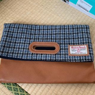 ハリスツイード(Harris Tweed)のハリスツイード　クラッチバック(セカンドバッグ/クラッチバッグ)