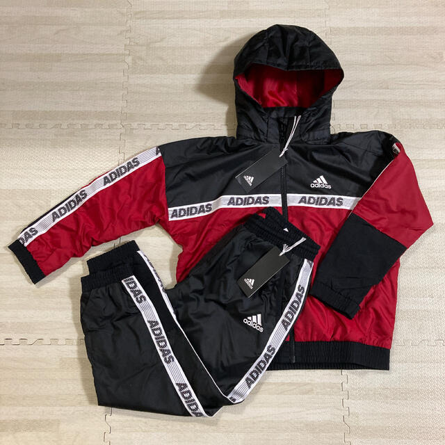 25%OFF】 adidasウインドブレーカー✴︎ジュニア130✴︎上下セット