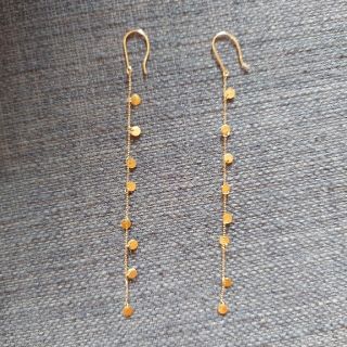 ★美品★希少 GIGI/ジジ 18KYG Piet chain ピアス(ピアス)