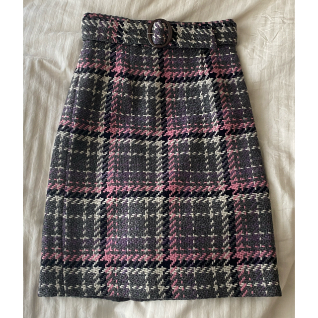 Apuweiser-riche(アプワイザーリッシェ)のアプワイザーリッシェ　チェックタイトスカート レディースのスカート(ひざ丈スカート)の商品写真