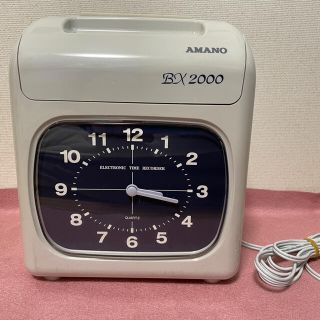 【美品】アマノ電子タイムレコーダー BX2000(オフィス用品一般)