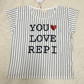 レピピアルマリオ(repipi armario)のレピピ☆ストライプTシャツ(Tシャツ(半袖/袖なし))