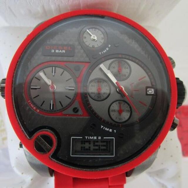 DIESEL 腕時計 DZ-7279の通販 by あんみか's shop｜ディーゼルならラクマ - DIESEL 赤 超特価国産