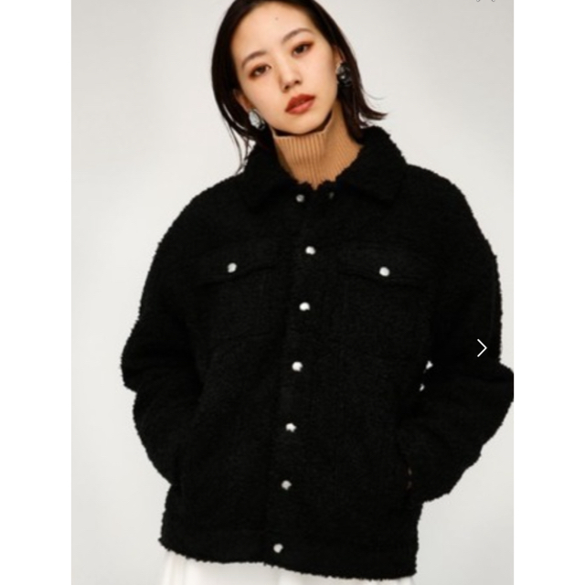 moussy(マウジー)のmoussy アウター　ブルゾン　フェイクファー　ジャケット レディースのジャケット/アウター(ブルゾン)の商品写真