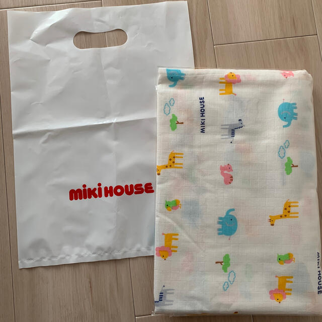 mikihouse(ミキハウス)のMIKI HOUSE ガーゼケット　おくるみ キッズ/ベビー/マタニティのこども用ファッション小物(おくるみ/ブランケット)の商品写真