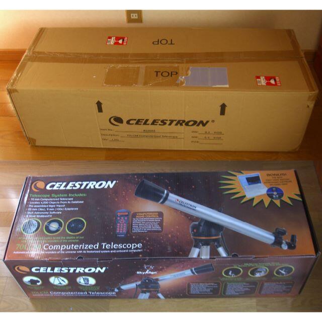 Celestron セレストロン 自動導入天体望遠鏡 LCM70 未使用品