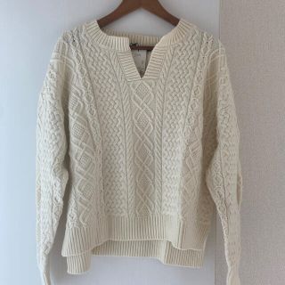 イェッカヴェッカ(YECCA VECCA)のタグ付新品♡YECCA VECCA♡白ざっくりニット(ニット/セーター)