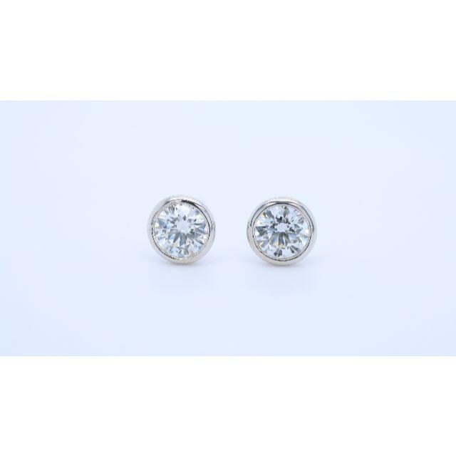 ダイヤモンドピアス イヤリングPT900・0.522/0.519 ct - その他