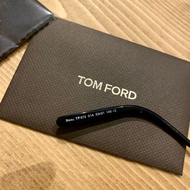 正規 新品 トムフォード TF672 FT0672 01A メガネ サングラス