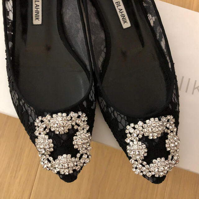 MANOLO BLAHNIK - 超美品！マノロブラニク ハンギシフラット レース