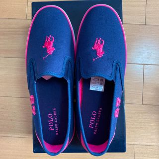 ポロラルフローレン(POLO RALPH LAUREN)の新品　未使用　ラルフローレン　スリッポン　スニーカー　23.5cm(スリッポン/モカシン)