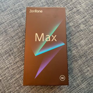 エイスース(ASUS)の【新品未使用】Zenfone Max(M2) 64GB ミッドナイトブラック(スマートフォン本体)