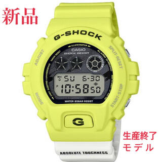ジーショック(G-SHOCK)の新品未使用　G-SHOCK DW-6900TGA-9 ライトニングボルトイエロー(腕時計(デジタル))
