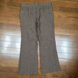 美品 MARNI マルニ イタリア製 ツイードパンツ フレア ブラウン