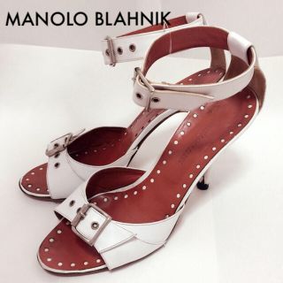 マノロブラニク(MANOLO BLAHNIK)のクリーニング済 マノロブラニク サンダル(サンダル)