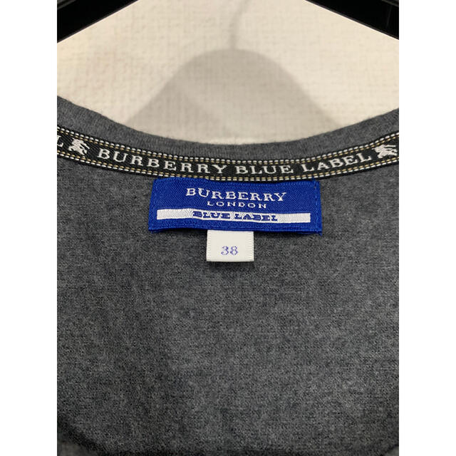 BURBERRY BLUE LABEL(バーバリーブルーレーベル)のバーバリー　Burberry blue label 長袖　チュニック　フリル レディースのトップス(チュニック)の商品写真