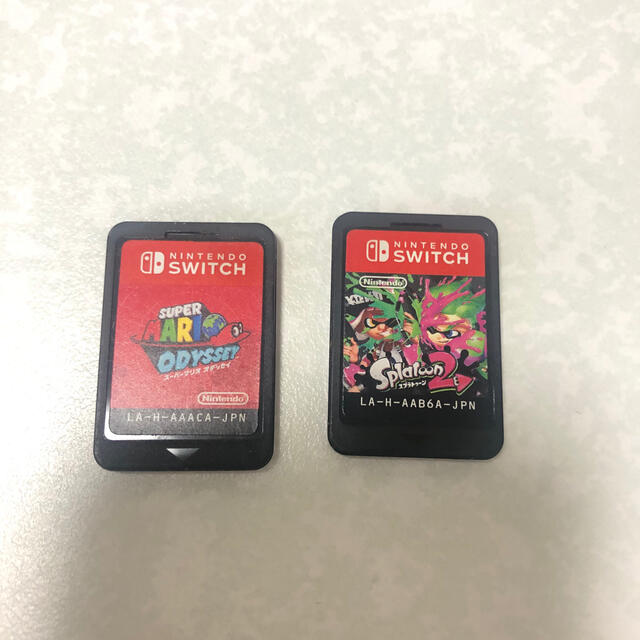 Nintendo Switch(ニンテンドースイッチ)のスプラトゥーン2 スーパーマリオオデッセイ エンタメ/ホビーのゲームソフト/ゲーム機本体(家庭用ゲームソフト)の商品写真