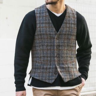 ハリスツイード(Harris Tweed)のハリスツイード　ベスト　アーバンリサーチ　ロッソ(ベスト)