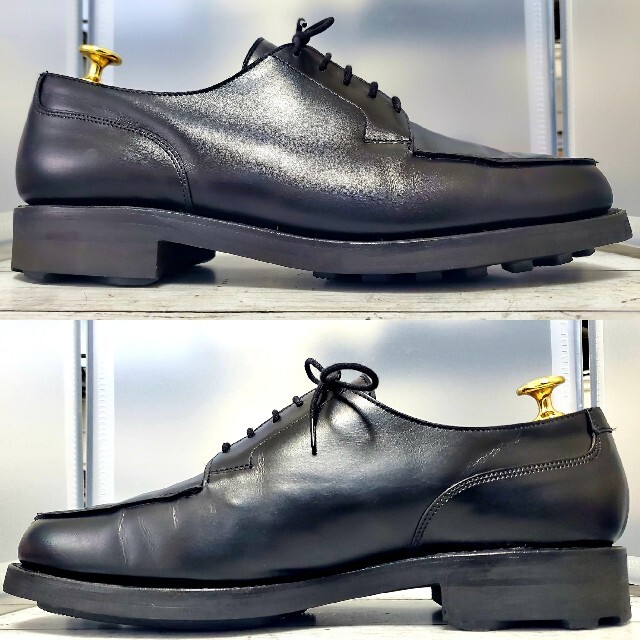 Crockett&Jones(クロケットアンドジョーンズ)の【極美品】クロケット&ジョーンズ　モールトン　サイズUK7.0　Uチップ メンズの靴/シューズ(ドレス/ビジネス)の商品写真