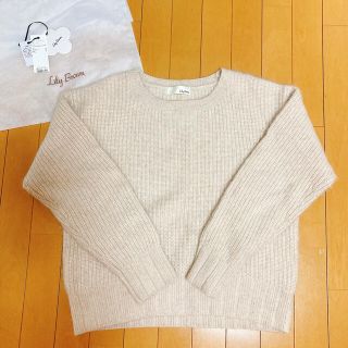 【新品未使用】Lily Brown♡ニット♡トップス♡プルオーバー♡アイボリー♡